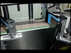 Automatic flat bottle adheisve labeling machine for water factory